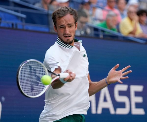 Daniil Medvedev (RUS) defeated Botic Van De Zandschulp (NED) 6-3, 6-0, 4-6, 7-5, at the US Open being played at Billy Jean King Ntional Tennis Center in Flushing, Queens, New York. PHOTO | Alamy