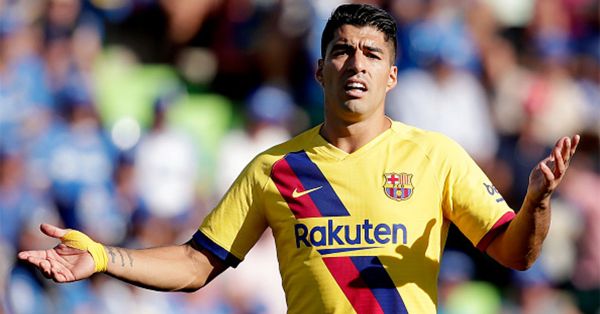  Luis Suarez of FC Barcelona during the La Liga Santander match between Getafe v FC Barcelona at the Coliseum Alfonso Perez on September 28, 2019 in Getafte Spain . PHOTO/ GETTY IMAGES