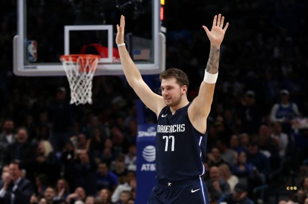 Luka Doncic #77 of the Dallas Mavericks at American Airlines Center on November 22, 2019 in Dallas, Texas. PHOTO | AFP