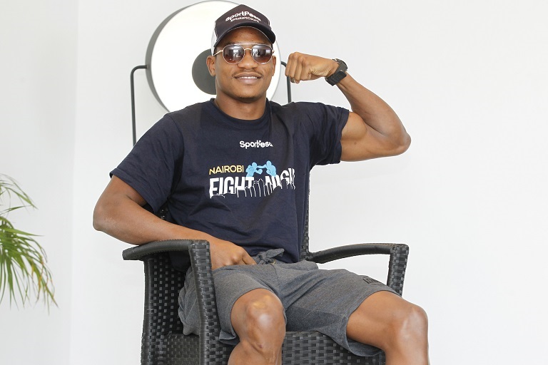  Tanzanian boxer Hassan ‘Champez’ Mwakinyo relaxing in his hotel ahead of his Super Welterweight bout with Eduardo ‘El Tigre’ Gonzalez of Argentina  slated for March 23, 2019. PHOTO/ SPN