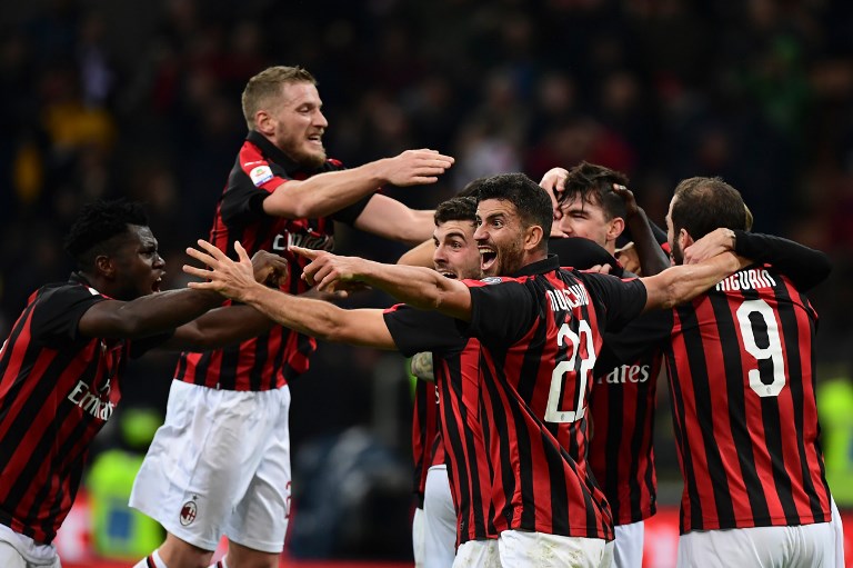 Romagnoli 97th Minute Winner Lifts Ac Milan Above Lazio Sportpesa Scores News Kenya