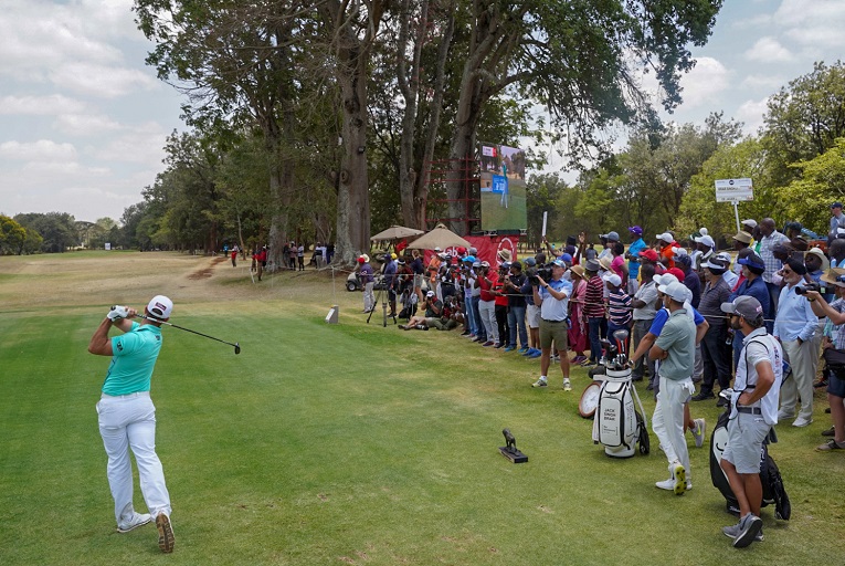 Action during 2019 Magical Kenya Open Golf Championships at Karen Golf and Country Club in Nairobi in March 2019. PHOTO/ SPN