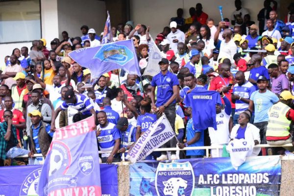 AFC Leopards fans. PHOTO| AFC Leopards