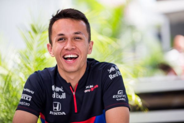 Alex Albon of Scuderia Toro Rosso and Thailand during previews ahead of the F1 Grand Prix of Canada at Circuit Gilles Villeneuve on June 06, 2019 in Montreal, Canada. PHOTO | AFP