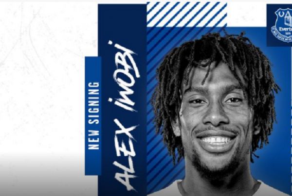 Alex Iwobi. PHOTO | Everton