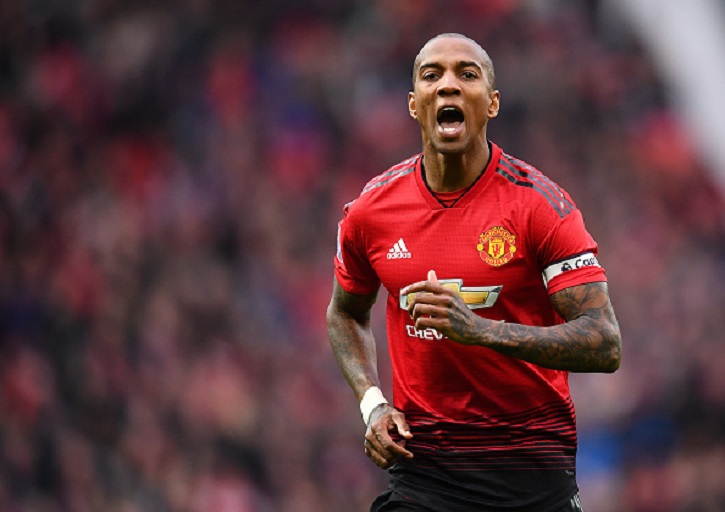 Ashley Young of Manchester United in action during the Premier League match between Manchester United and Southampton FC at Old Trafford on March 02, 2019 in Manchester, United Kingdom. PHOTO/GettyImages