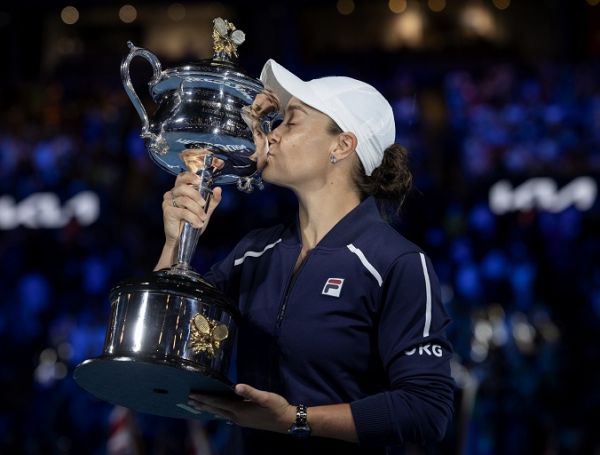 Australian Open champion Ashleigh Barty. PHOTO | Twitter