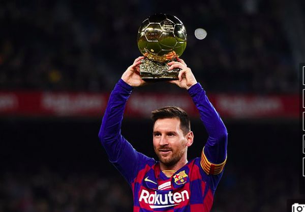 Barcelona's Argentine forward Lionel Messi runs with the ball during the Spanish League football match between FC Barcelona and RCD Mallorca at the Camp Nou stadium in Barcelona on December 7, 2019. PHOTO | AFP