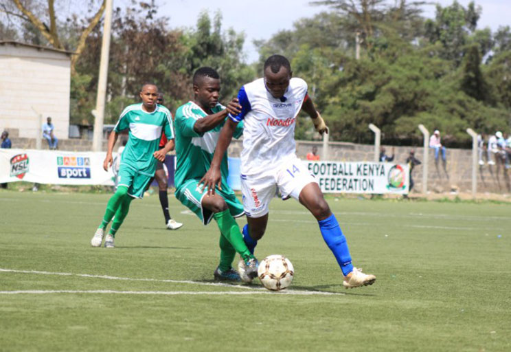 Bidco United's Sean Opwora was on target during their FKF National Super League match against Administration Police at Camp Toyoyo. PHOTO/Courtesy/FKF