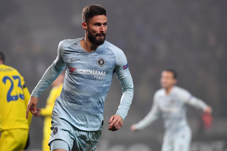 Goal-Shy Giroud Fires Chelsea, Rangers Fall In Spartak ...