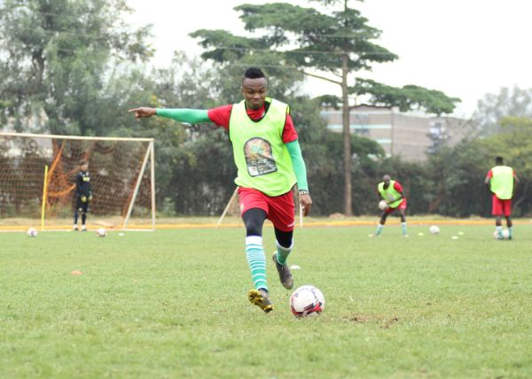 Clifton Miheso during Harambee Stars training in Nairobi on August 2, 2019. PHOTO/ FKF