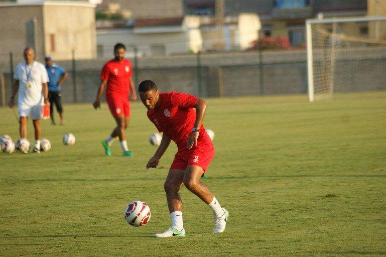 Club Africain FC player during the club’s training in 2017.PHOTO/ CLUB AFRICAIN FC