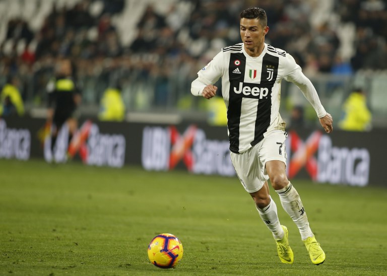Cristiano Ronaldo during Serie A match between Juventus v Chievo Verona, in Turin, on January 21, 2019. PHOTO/AFP