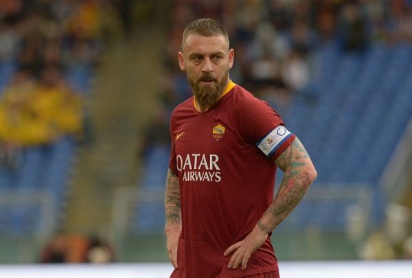 Daniele De Rossi during the Italian Serie A football match between A.S. Roma and Udinese at the Olympic Stadium in Rome, on april 13, 2019. PHOTO/AFP