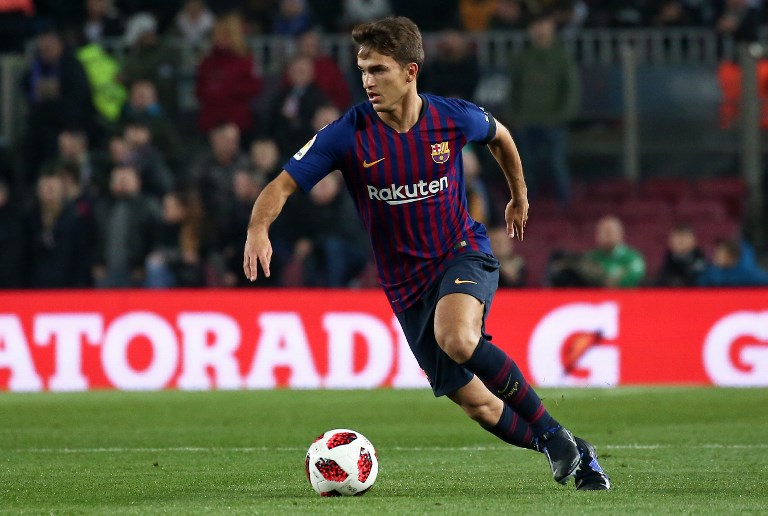 Denis Suarez during the match between FC Barcelona and Cultural Leonesa, corresponding to the 1/16 final of the spanish King Cuo, played at the Camp Nou Stadium on 05th December 2018 in Barcelona, Spain. PHOTO/AFP