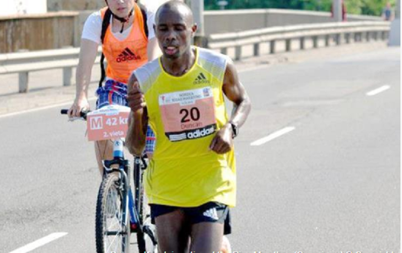 Duncan Koech in action at the Riga Marathon. PHOTO/IAAF