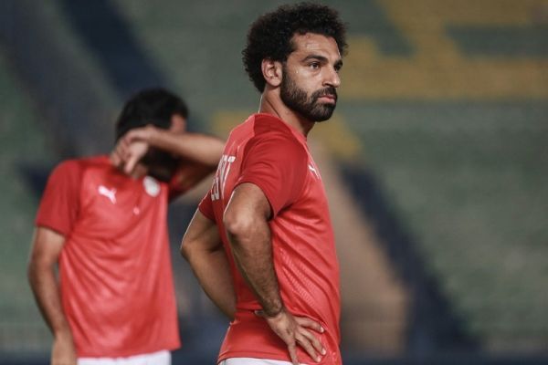 Egypt's Mohamed Salah takes part in a training session for the Egypt national soccer team at the Cairo Military Academy Stadium ahead of Friday·s 2019 Africa Cup of Nations Group A opening soccer match between Egypt and Zimbabwe. PHOTO | AFP