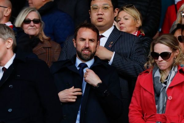 England manager Gareth Southgate is seen in the crowd during the English Premier League football match between Southampton and Bournemouth at St Mary's Stadium in Southampton, southern England on April 27, 2019. PHOTO/AFP