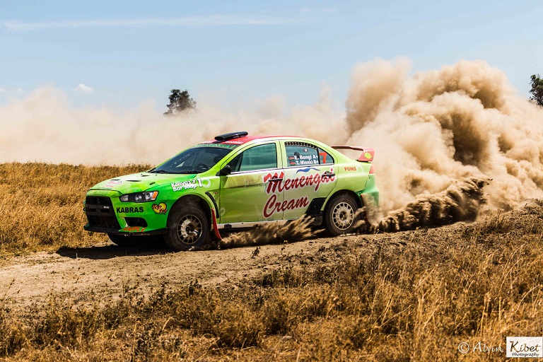 Eric Bengi during the test drive in Stoni Athi.PHOTO/SPN