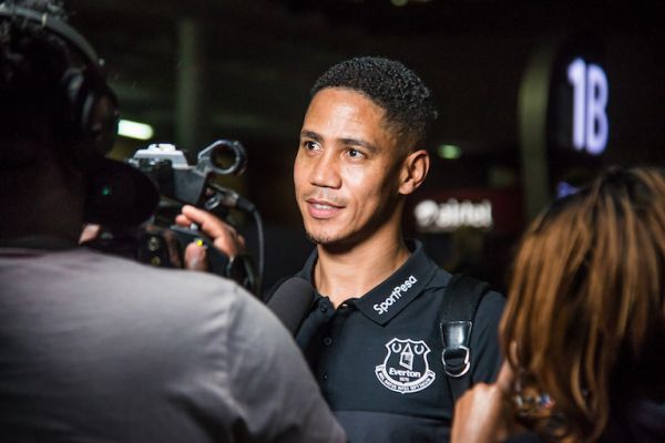 Everton FC hero and former Bafana Bafana captain, Steven Pienaar speaks to SportPesa News when he jetted into the country on Wednesday, July 3, 2019. PHOTO/Brian Kinyanjui/SPN