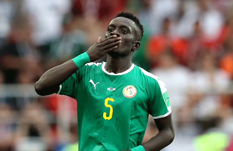 Everton midfielder Idrissa Gana Gueye celebrates after scoring for Senegal in an Africa Cup of Nations qualifier against Sudan. PHOTO/EvertonFC