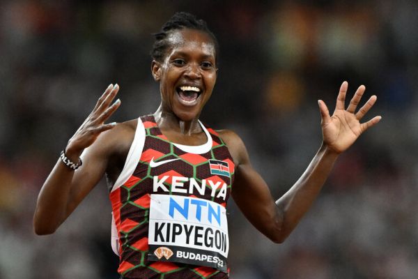 Faith Kipyegon. PHOTO| AFP