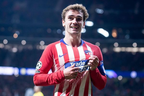 File photo dated November 06, 2018 of Atletico de Madrid Antoine Griezmann celebrating a goal during group stage of UEFA Champions League match between Atletico de Madrid and Borussia Dortmund at Wanda Metropolitano in Madrid, Spain. PHOTO | Alamy