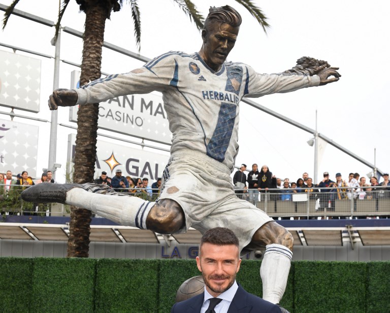 LA Galaxy Immortalise David Beckham With Statue, MLS Season Kicks-Off ...