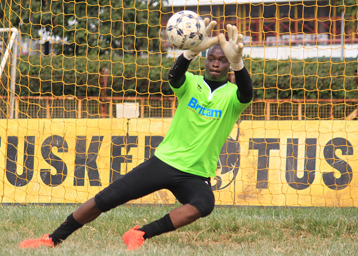 Former Sofapaka FC goalkeeper Wycliffe Kasaya in action in a past match.PHOTO/SPN