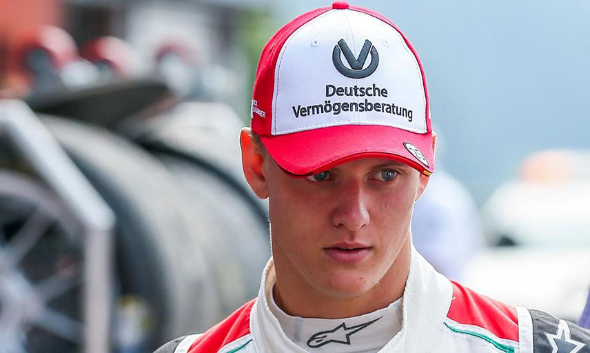 Formula 3 championship leader, Mick Schumacher, son of stricken Formula 1 legend, Michael. PHOTO/AFP