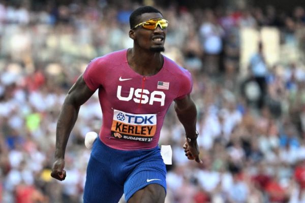 Fred Kerley. PHOTO| AFP