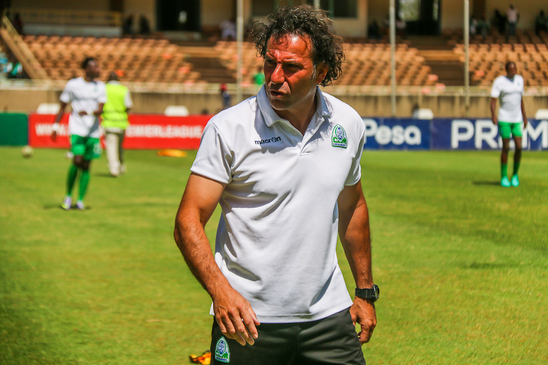 Gor Mahia FC head coach Hassan Oktay. PHOTO/File