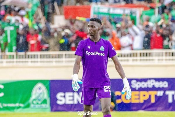 Gor Mahia goalkeeper Caleb Otieno. PHOTO| SportPesa