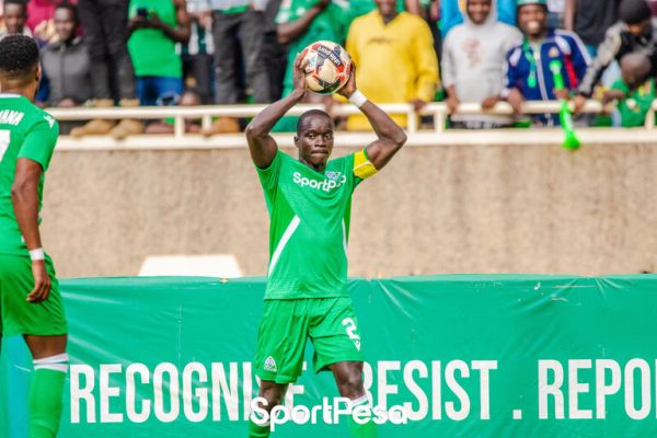 Gor Mahia left back Geoffrey 'Simiti' Ochieng'. PHOTO| SportPesa News