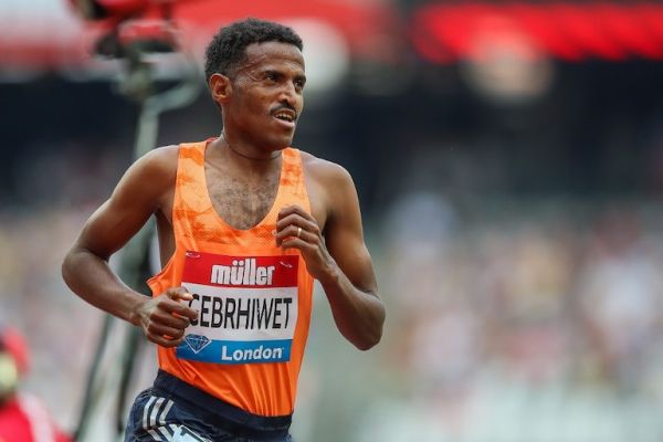 Hagos GEBRHIWET of Ethiopia competes in the Men's 5000m during the Muller Anniversary Games, Athletics IAAF Diamond League London 2018 on 21 July 2018 at the London Stadium in London, England. PHOTO/AFP