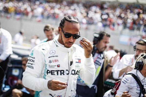 HAMILTON Lewis (gbr), Mercedes AMG F1 GP W10 Hybrid EQ Power+, portrait during the 2019 Formula One World Championship, France Grand Prix on june 20 to 23 at Le Castellet. PHOTO | AFP