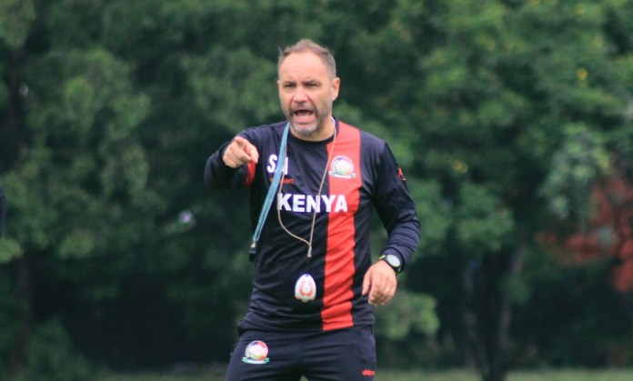 Harambee Stars head coach, Sebatian Migne. PHOTO/File