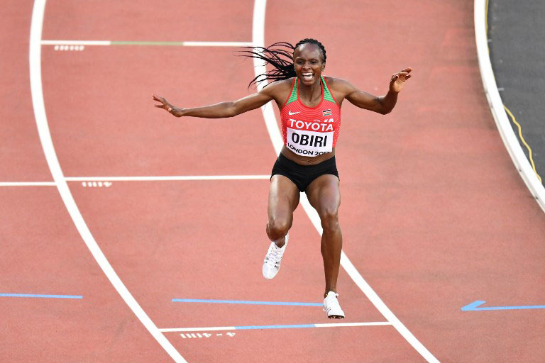 Hellen Obiri. PHOTO/File