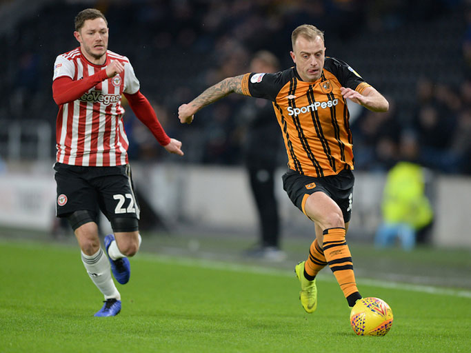 Hull City FC’s Kamil Grosicki in action against Brendtford FC at the KCOM Stadium on Saturday, December 15, 2018. PHOTO/Hull City FC 