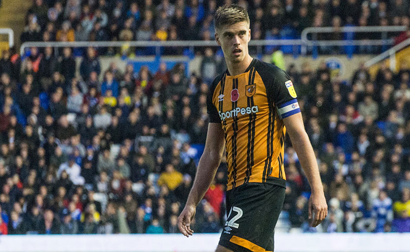 Hull City FC captain, Marcus Henriksen during their EFL Championship clash against Birmingham City FC. PHOTO/Hull City FC