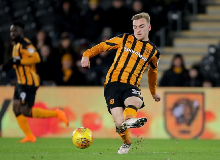 Hull City's Jarrod Bowen in action during the Sky Bet Championship match between Hull City and Sheffield United at KCOM on February 23, 2018 in Hull, England. PHOTO/GettyImages