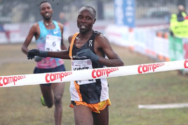 James Kibet wins the men's race at Campaccio. PHOTO/ IAAF