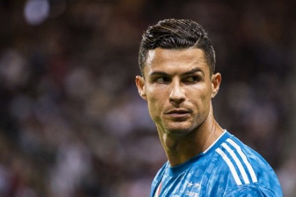 Juventus' forward Cristiano Ronaldo reacts before the International Champions Cup football match between Atletico Madrid v Juventus on August 10, 2019 in Solna outside Stockholm, Sweden. PHOTO/ AFP