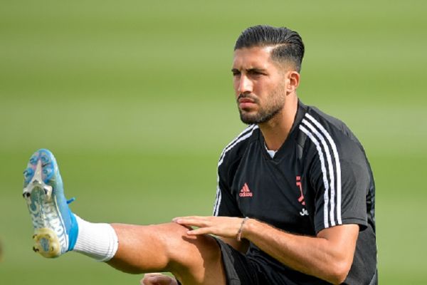 Juventus player Emre Can during a training session at JTC on August 13, 2019 in Turin, Italy. PHOTO/GETTY IMAGES