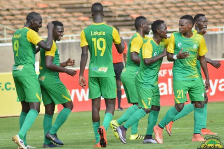 Kariobangi Sharks FC players during a recent match. PHOTO/KariobangiSharks