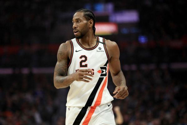 Kawhi Leonard #2 of the Los Angeles Clippers looks on during a game against the Cleveland Cavaliers at Staples Center on January 14, 2020 in Los Angeles, California. PHOTO | AFP