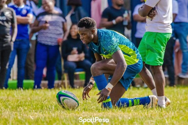 KCB RFC player Lionel Ajeliti. PHOTO| SportPesa