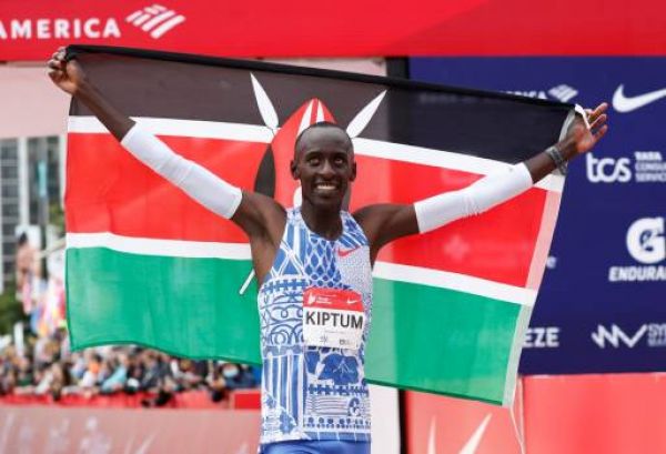 Kelvin Kiptum. PHOTO| AFP