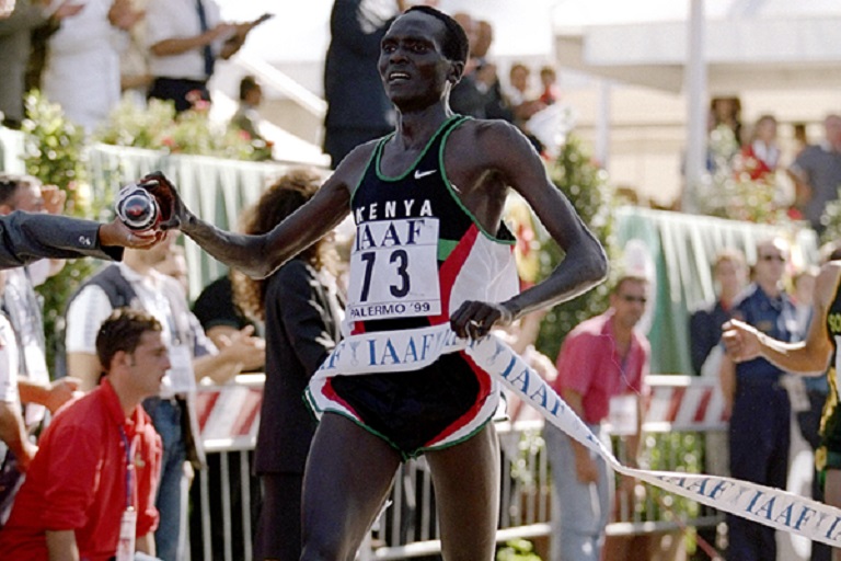 Kenya legend Paul Tergat wins the 1997 IAAF World Cross in Italy. PHOTO/File