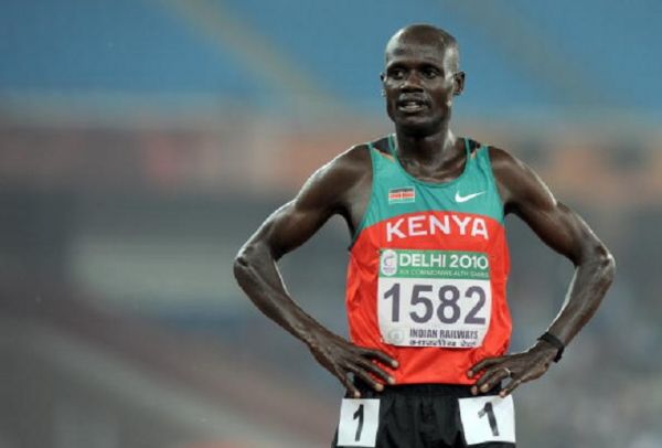 Kenya's Mark Kiptoo is seen after the Men's 5000m Final of the Track and Field competition of the XIX Commonwealth games on October, 6 2010 in New Delhi.PHOTO/ GETTY IMAGES